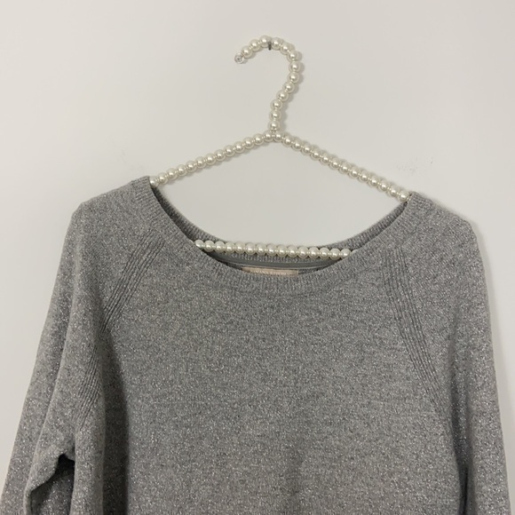 Banana Republic silver sparkle Sweater Size M - Picture 3 of 7